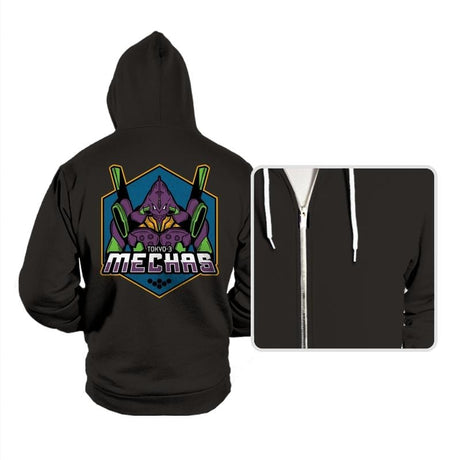 Mechas - Hoodies Hoodies RIPT Apparel Small / Black