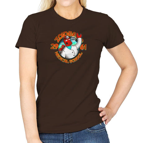 Med. School Of The Future Exclusive - Womens T-Shirts RIPT Apparel Small / Dark Chocolate