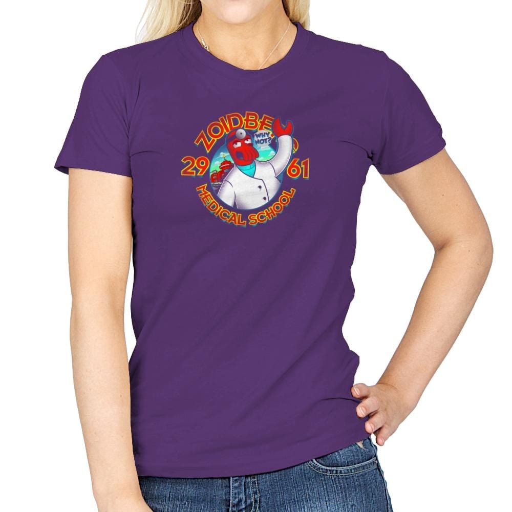 Med. School Of The Future Exclusive - Womens T-Shirts RIPT Apparel Small / Purple