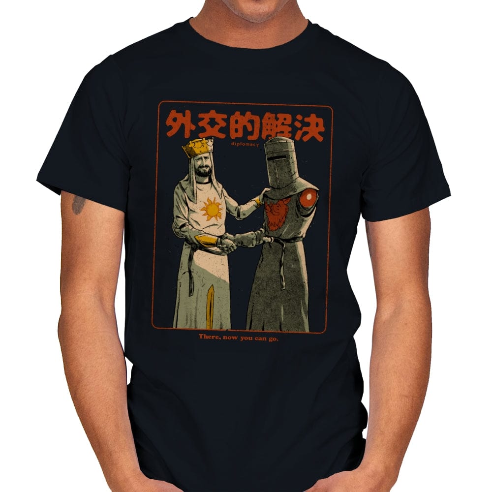 Medieval Diplomacy - Mens T-Shirts RIPT Apparel Small / Black