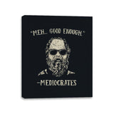 Mediocrates - Canvas Wraps Canvas Wraps RIPT Apparel 11x14 / Black