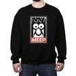 Meep - Crew Neck Sweatshirt Crew Neck Sweatshirt RIPT Apparel Small / Black