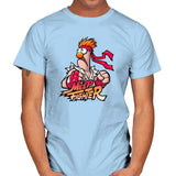 Meep Fighter Exclusive - Mens T-Shirts RIPT Apparel Small / Light Blue
