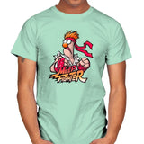 Meep Fighter Exclusive - Mens T-Shirts RIPT Apparel Small / Mint Green