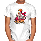 Meep Fighter Exclusive - Mens T-Shirts RIPT Apparel Small / White