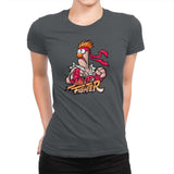 Meep Fighter Exclusive - Womens Premium T-Shirts RIPT Apparel Small / Heavy Metal