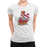 Meep Fighter Exclusive - Womens Premium T-Shirts RIPT Apparel Small / White