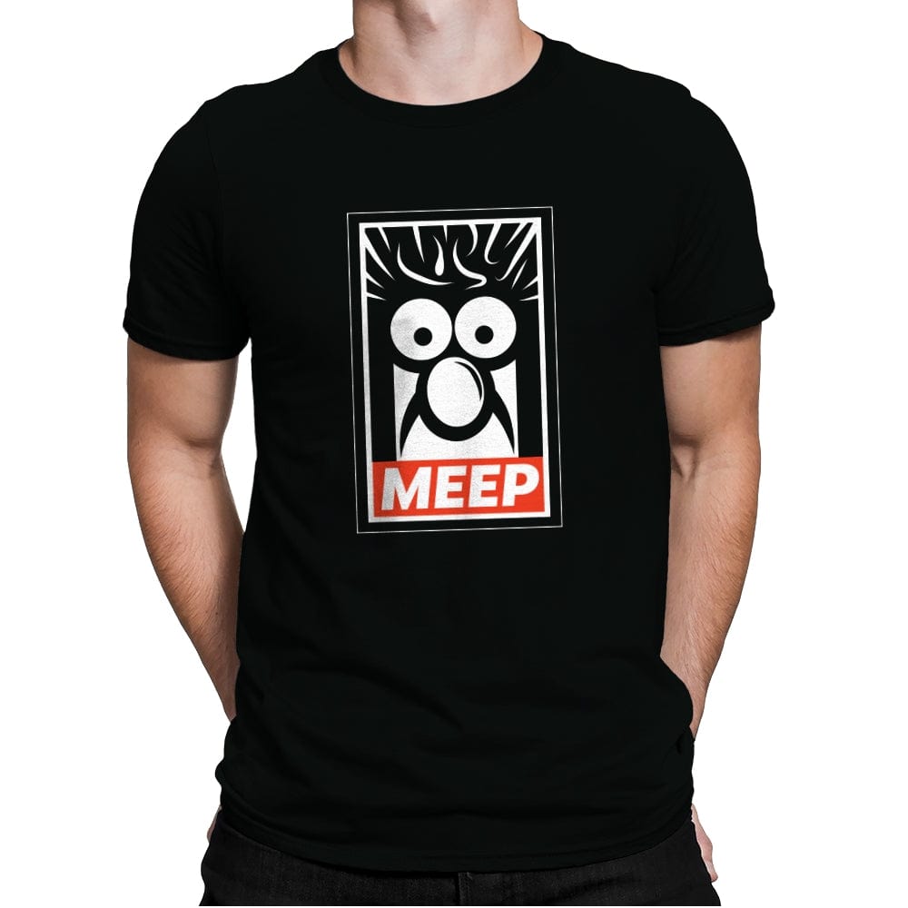 Meep - Mens Premium T-Shirts RIPT Apparel Small / Black