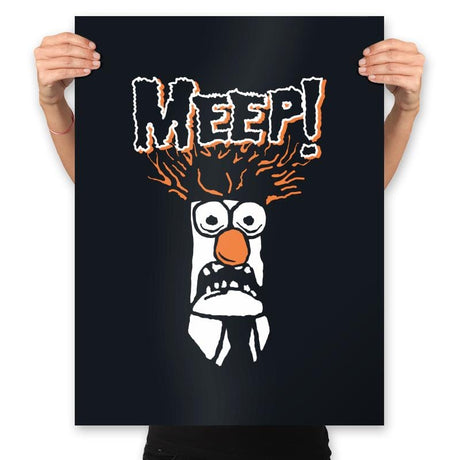 Meep! - Prints Posters RIPT Apparel 18x24 / Black