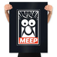 Meep - Prints Posters RIPT Apparel 18x24 / Black