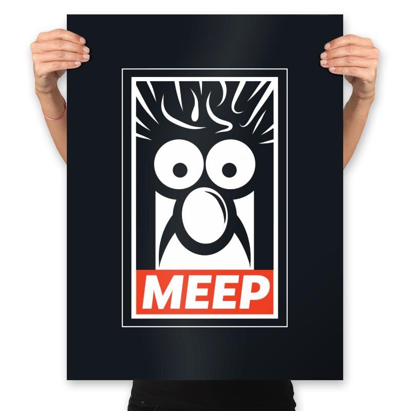 Meep - Prints Posters RIPT Apparel 18x24 / Black