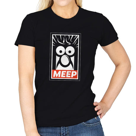 Meep - Womens T-Shirts RIPT Apparel Small / Black