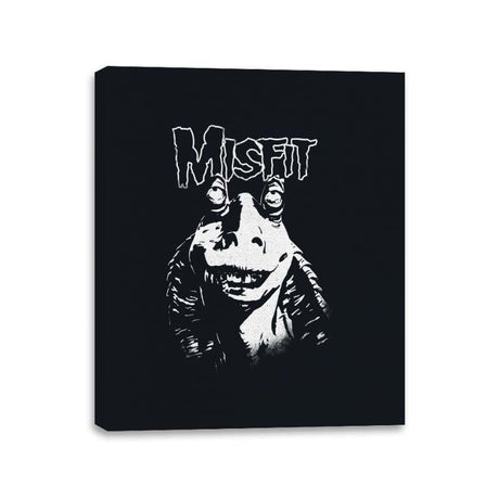 Meesa Misfit - Canvas Wraps Canvas Wraps RIPT Apparel 11x14 / Black