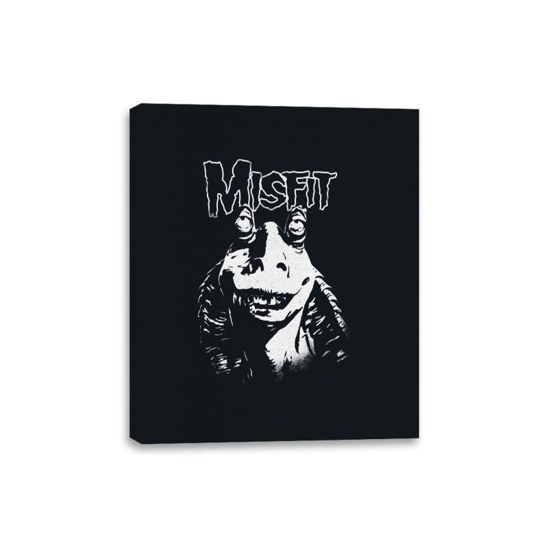 Meesa Misfit - Canvas Wraps Canvas Wraps RIPT Apparel 8x10 / Black