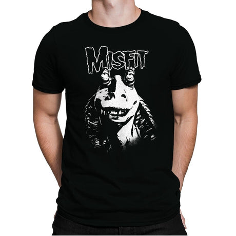 Meesa Misfit - Mens Premium T-Shirts RIPT Apparel Small / Black
