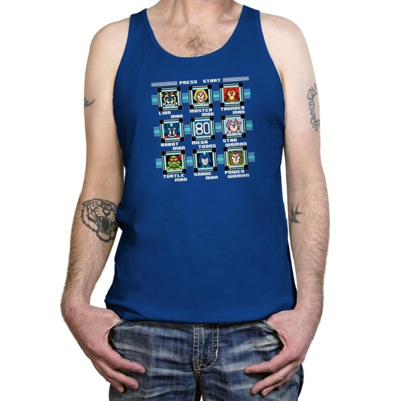 Mega 80's Toons - Tanktop Tanktop RIPT Apparel