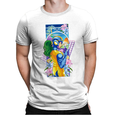 Mega Art Nouveau - Mens Premium T-Shirts RIPT Apparel Small / White