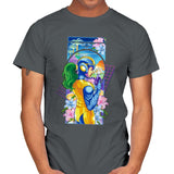 Mega Art Nouveau - Mens T-Shirts RIPT Apparel Small / Charcoal