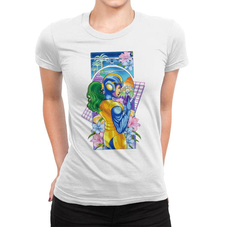 Mega Art Nouveau - Womens Premium T-Shirts RIPT Apparel Small / White
