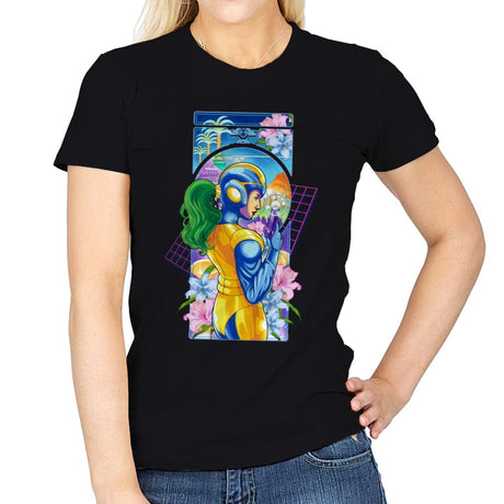 Mega Art Nouveau - Womens T-Shirts RIPT Apparel Small / Black