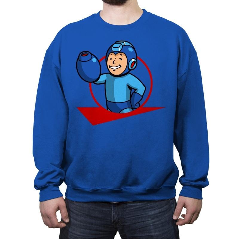 Mega Boy - Crew Neck Sweatshirt Crew Neck Sweatshirt RIPT Apparel