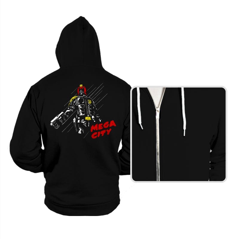 Mega City - Hoodies Hoodies RIPT Apparel Small / Black
