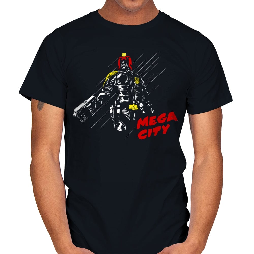 Mega City - Mens T-Shirts RIPT Apparel Small / Black