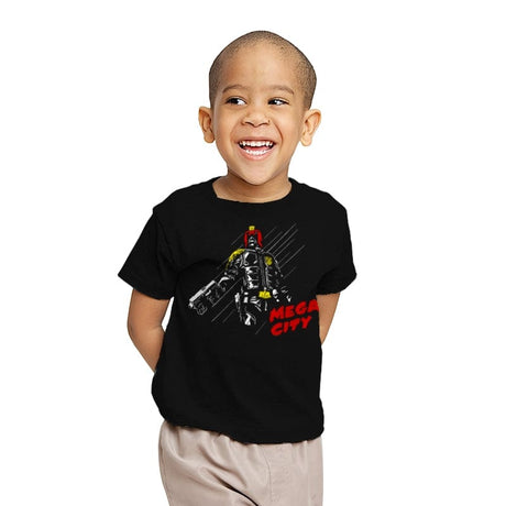 Mega City - Youth T-Shirts RIPT Apparel X-small / Black