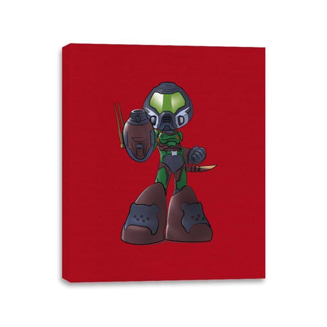 Mega Doom Slayer - Canvas Wraps Canvas Wraps RIPT Apparel 11x14 / Red
