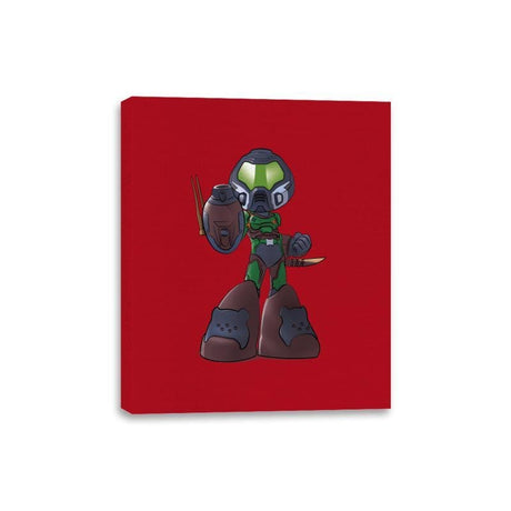 Mega Doom Slayer - Canvas Wraps Canvas Wraps RIPT Apparel 8x10 / Red