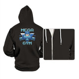 Mega Gym - Hoodies Hoodies RIPT Apparel Small / Black