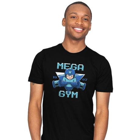 Mega Gym - Mens T-Shirts RIPT Apparel Small / Black
