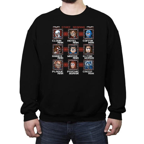 Mega King - Crew Neck Sweatshirt Crew Neck Sweatshirt RIPT Apparel Small / Black