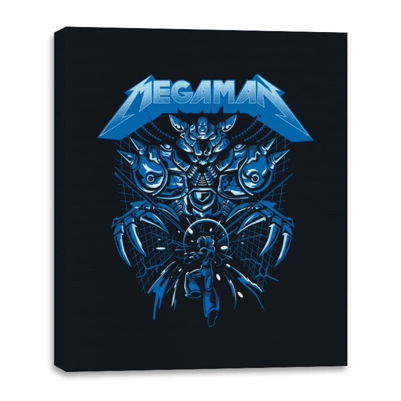 Mega Rockman - Canvas Wraps Canvas Wraps RIPT Apparel 16x20 / 151515