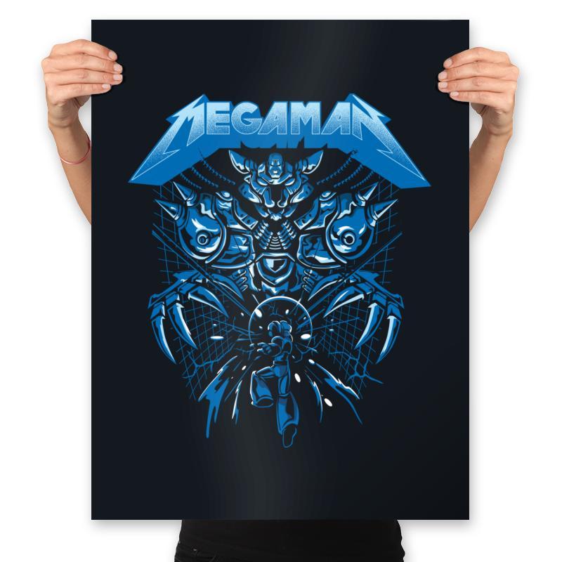 Mega Rockman - Prints Posters RIPT Apparel 18x24 / 151515