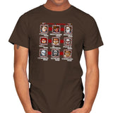 Mega Slashers Exclusive - Dead Pixels - Mens T-Shirts RIPT Apparel Small / Dark Chocolate