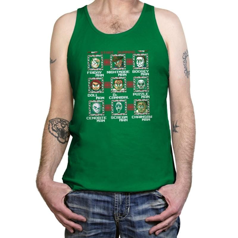 Mega Slashers Exclusive - Dead Pixels - Tanktop Tanktop RIPT Apparel X-Small / Kelly