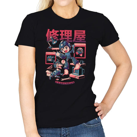 Mega Workshop - Womens T-Shirts RIPT Apparel Small / Black