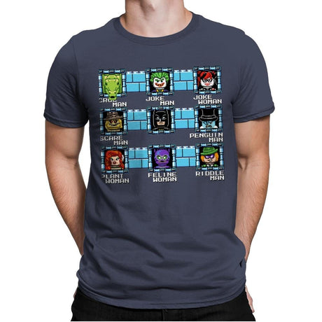 MegaBat Brick Masters Exclusive - Mens Premium T-Shirts RIPT Apparel Small / Indigo