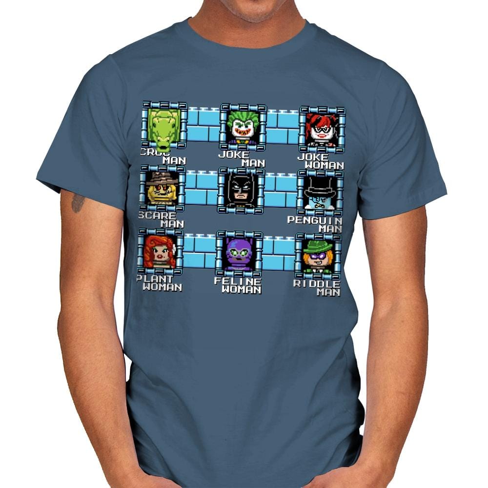 MegaBat Brick Masters Exclusive - Mens T-Shirts RIPT Apparel Small / Indigo Blue