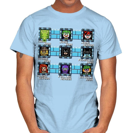 MegaBat Brick Masters Exclusive - Mens T-Shirts RIPT Apparel Small / Light Blue
