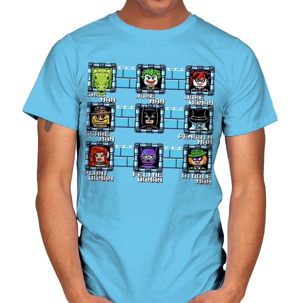 MegaBat Brick Masters Exclusive - Mens T-Shirts RIPT Apparel Small / Sky