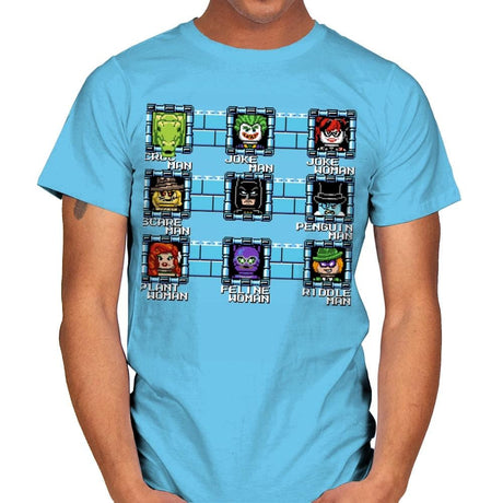 MegaBat Brick Masters Exclusive - Mens T-Shirts RIPT Apparel Small / Sky