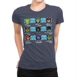 MegaBat Brick Masters Exclusive - Womens Premium T-Shirts RIPT Apparel Small / Indigo