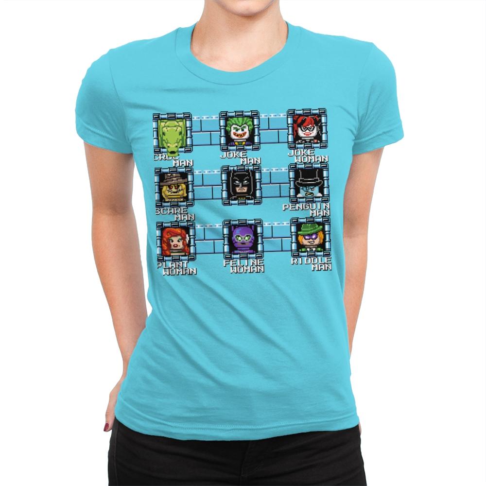 MegaBat Brick Masters Exclusive - Womens Premium T-Shirts RIPT Apparel Small / Tahiti Blue