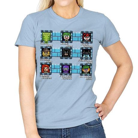 MegaBat Brick Masters Exclusive - Womens T-Shirts RIPT Apparel Small / Light Blue