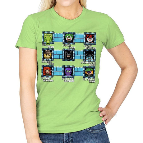 MegaBat Brick Masters Exclusive - Womens T-Shirts RIPT Apparel Small / Mint Green