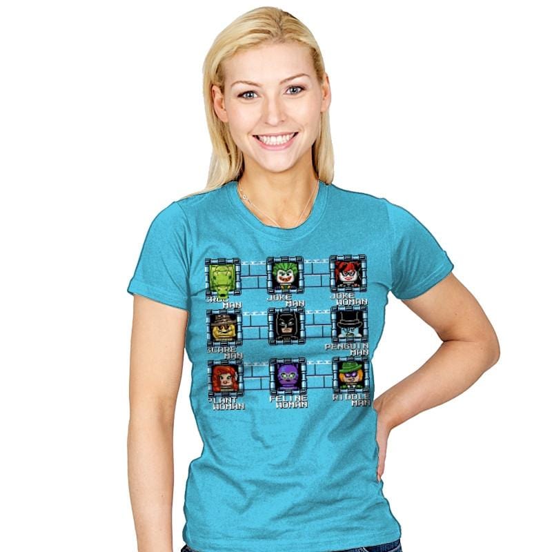 MegaBat Brick Masters - Womens T-Shirts RIPT Apparel Small / Aqua