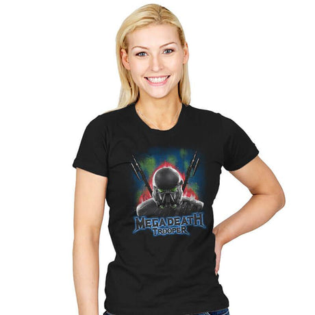 MegaDeath Trooper - Womens T-Shirts RIPT Apparel