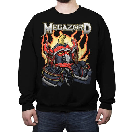 MEGAROBOT - Shirt Club - Crew Neck Sweatshirt Crew Neck Sweatshirt RIPT Apparel Small / Black
